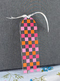 Checkered Acrylic BookMark