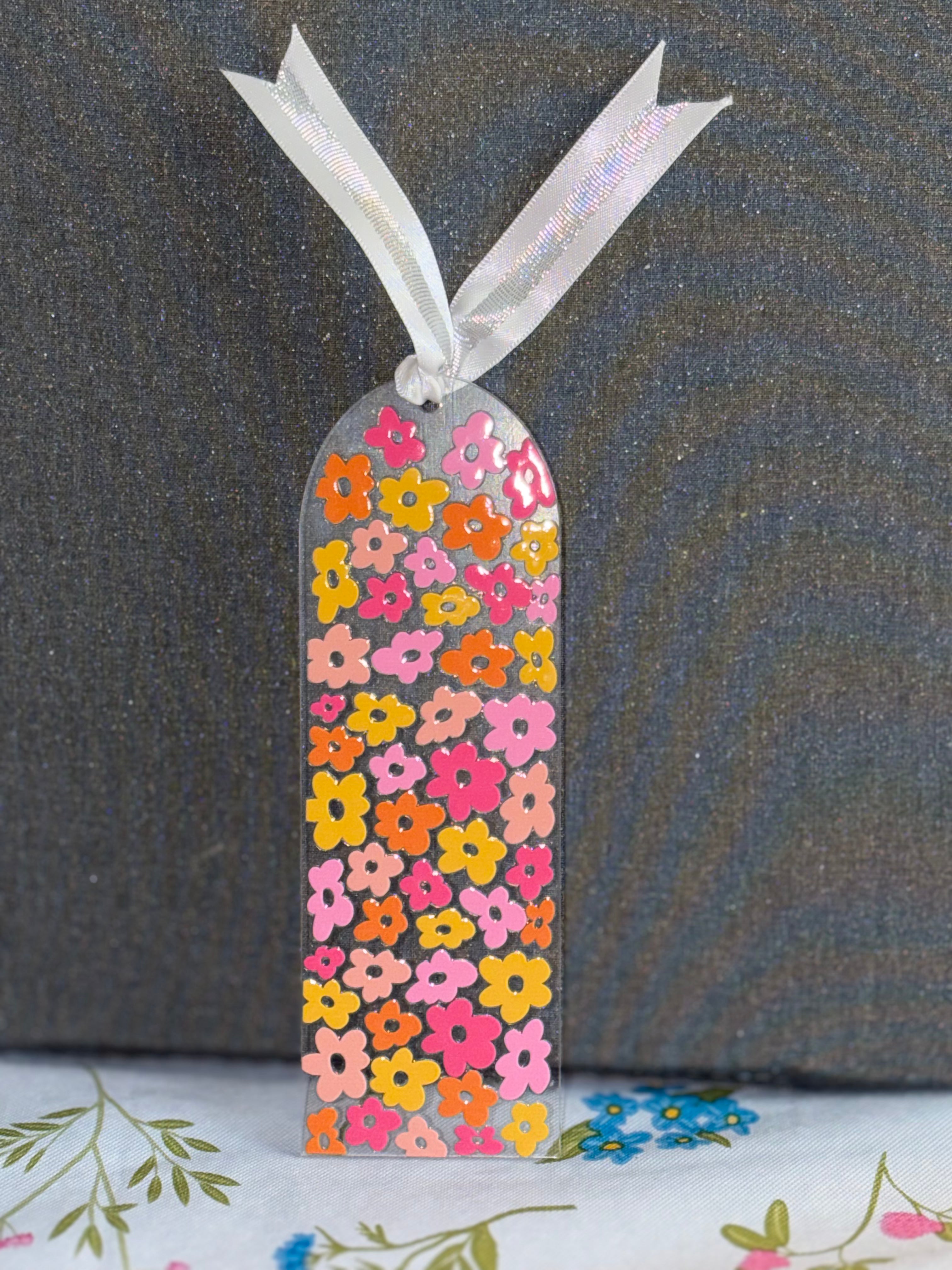 Floral Acrylic Boomark